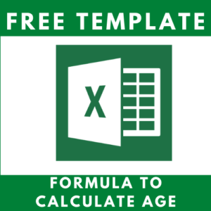 Free excel template of how to calculate age in excel