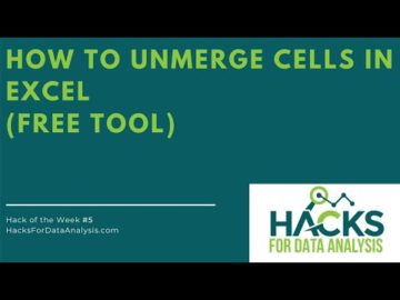 Unmerge Cells in Excel Automatically